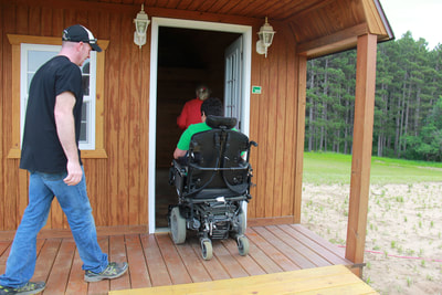 Grandview Buildings and Make-a-Wish Minnesota partnered together to help Marcelo's wish come true!  Putting together Marcelo's 12x20 Lofted Barn Cabin Clubhouse was an amazing experience for everyone involved!