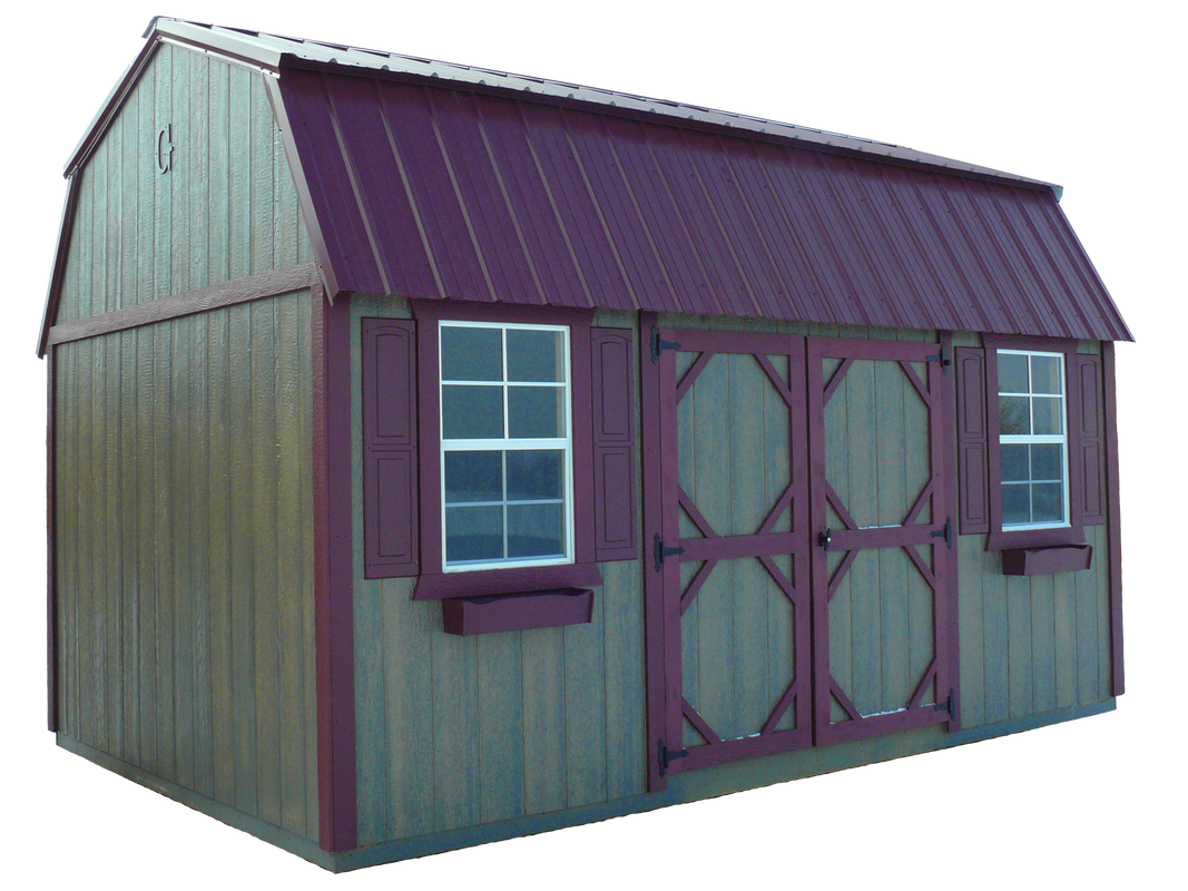 Side Lofted Barn with SmartSide and Haley Finish